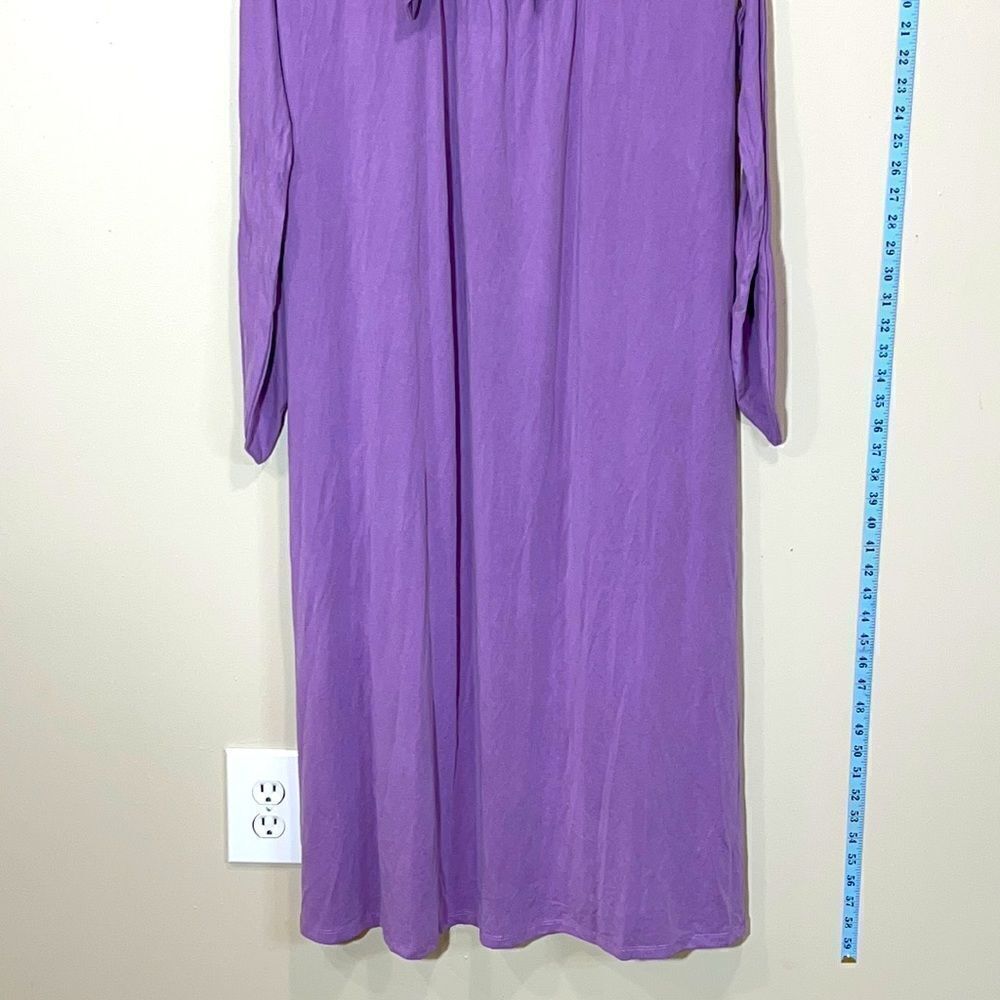 Sexy Purple Sleeveless Plus Size Dress By Eloquii. Size 18 - Picture 4 of 10